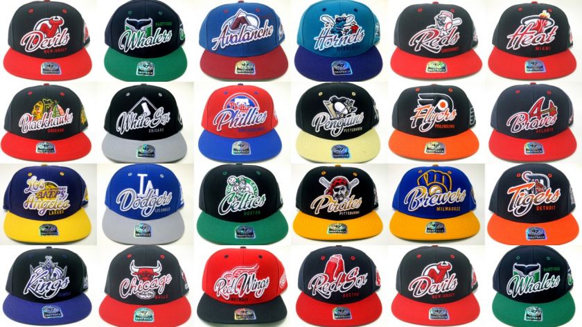 47 Brand NHL NBA MLB New Tricky Lou MVP Snapback Caps Genuine With 