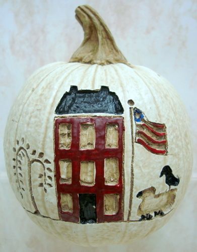 SALEM COLLECTION Haunted House PUMPKIN Halloween 95025  