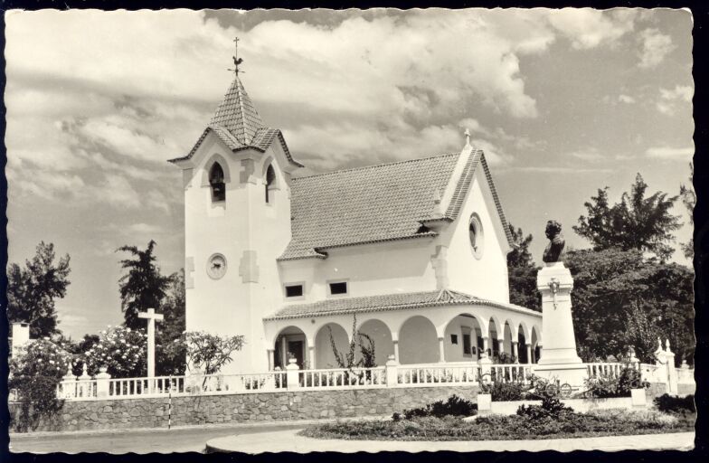 angola, LOBITO, Capela Nossa Senhora Arrabida 1965 PPC  