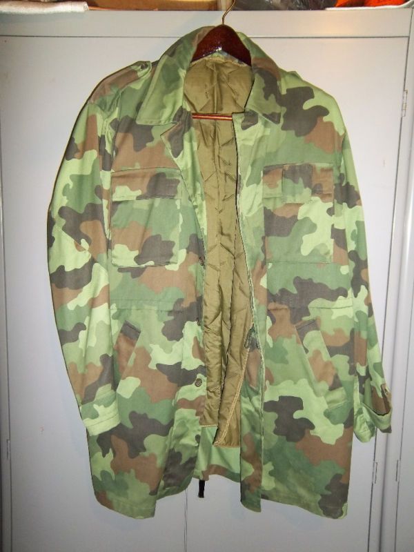 Serbian Army M 93 Camouflage Winter Parka  