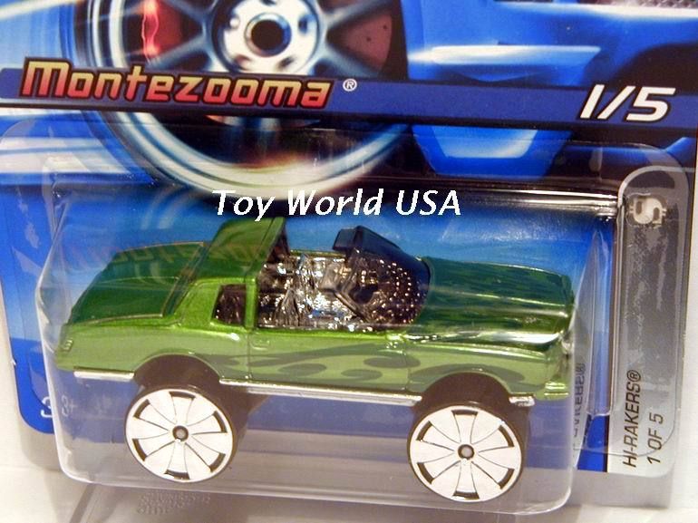 2006 Hot Wheels Hi Rakers #101 Montezooma mf lime  