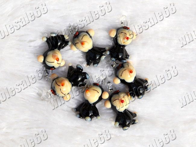 Jewelry wholesale lots animal glass beads pendants new  