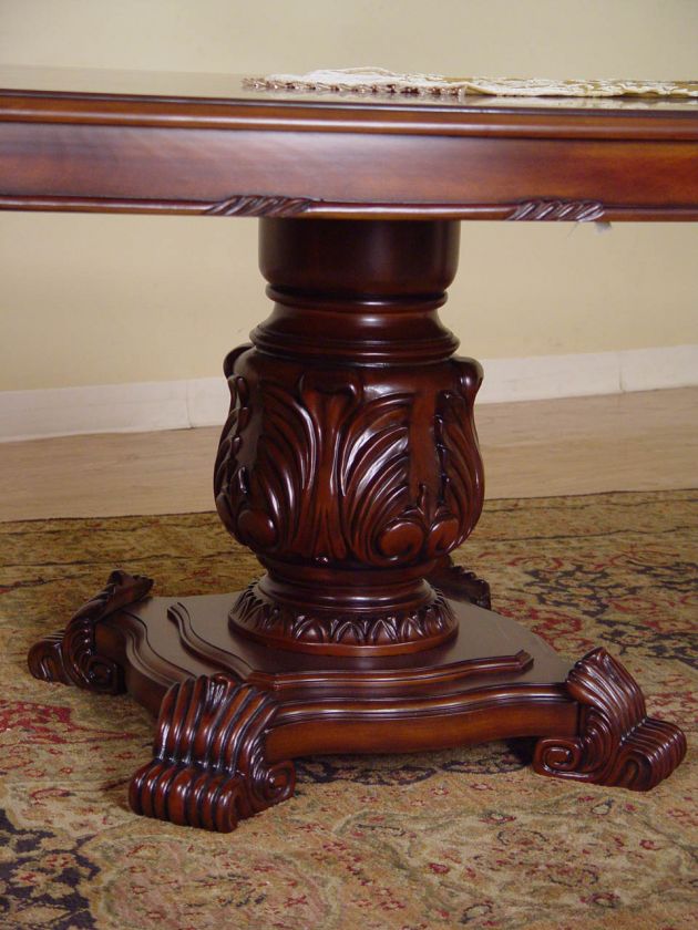 108 Mahogany Dining Conference Table Double Pedestal  