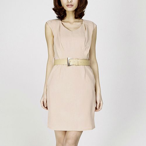   Clothing 2012 ZARA Elegant Beauty New Women With Belt Dress Tops