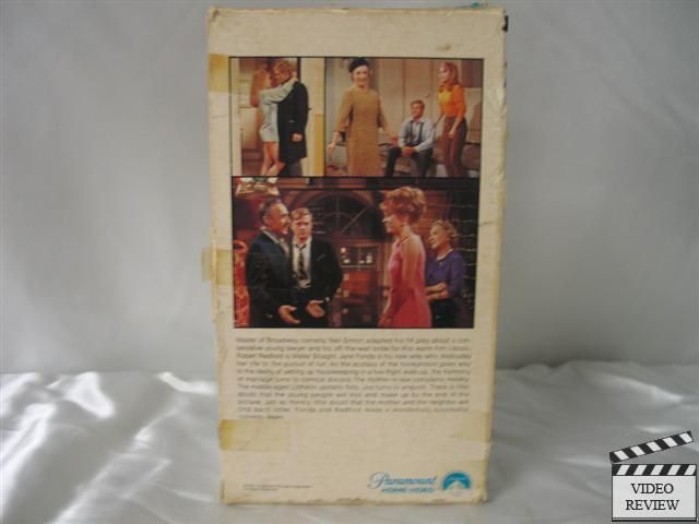 Barefoot In The Park VHS Robert Redford, Jane Fonda  