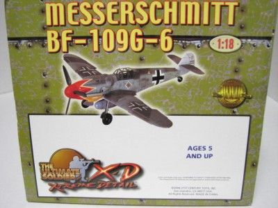   SOLDIER XD 21st CENTURY 1/18 SAHL BF 109G GERMAN MESSERSCHMITT MODEL