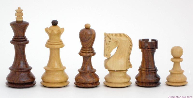 ZAGREB CHESS SET, YUGOSLAVIA 1959 STYLE, BOBBY FISCHERS FAVORITE, K=3 