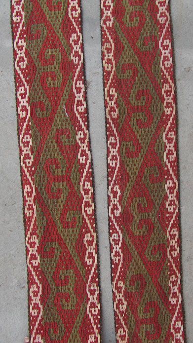 UZBEK WOOLLEN HAND WOVEN TENT BAND NOMADIC YURTS # 2963  