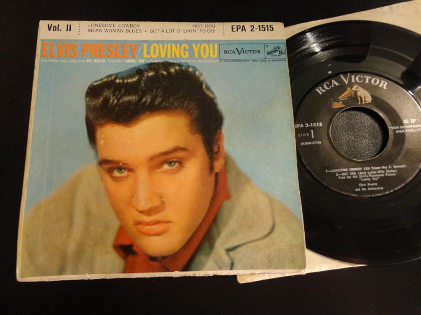 ELVIS PRESLEY / Loving You 2 EPA 2 1515 VG+  