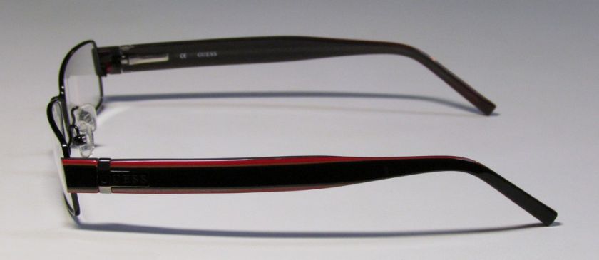 NEW GUESS 1549 52 17 140 BRAND NAME RX BLACK/RED EYEGLASSES/GLASSES 