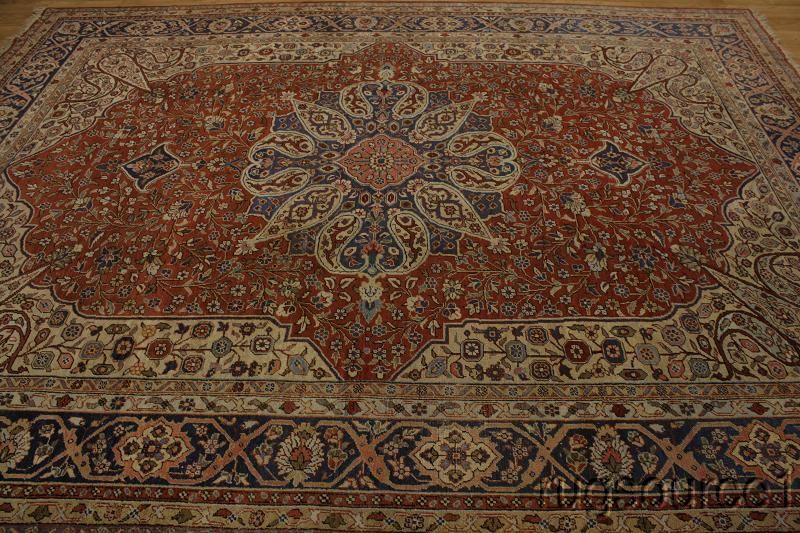 1920s COLLECTIBLE ANTIQUE 10X13 HERIZ SERAPI FARAHAN PERSIAN ORIENTAL 