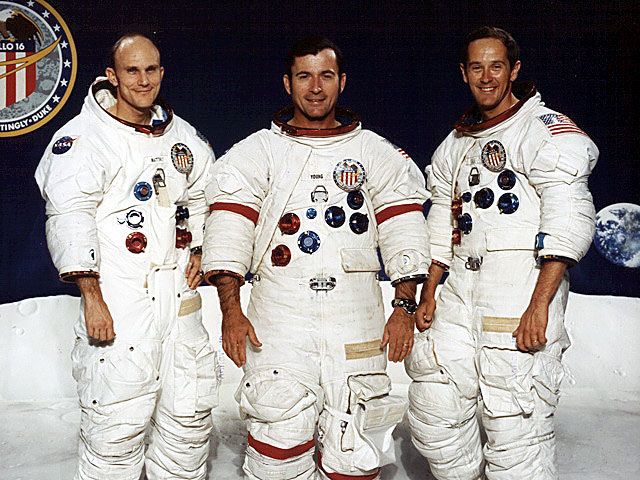   16 Mission Crew Patch   John Young, Ken Mattingly, Charlie Duke  