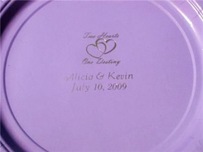 200 Personalized Wedding Bridal Cake Plates 200 Napkins  