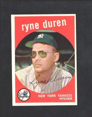 1959 Topps Baseball #485 RYNE DUREN (TOUGH) L2NEAR MINT  