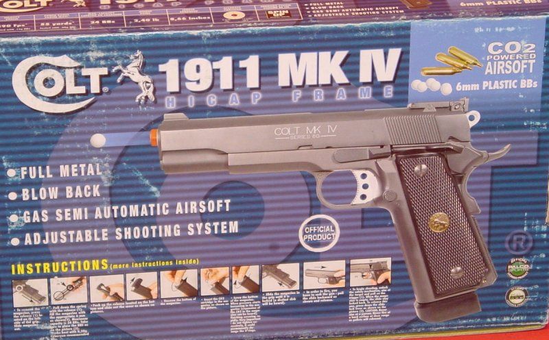 NEW co2 COLT MK4 MKIV 1911 FULL METAL 1911a1 Blow Back  