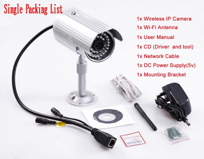 NEW Wireless IP Camera Outdoor Night Vision Webcam  