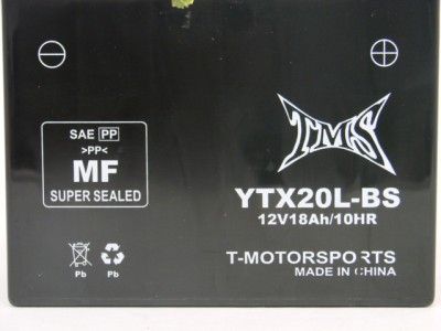 Yamaha YFM400FW YFM40FW Kodiak/Automatic (1996 2002) 400 ATV Battery 