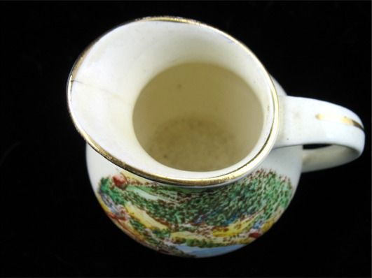 Souvenir Creamer Crown Devon Symonds Yat, Wye Valley  