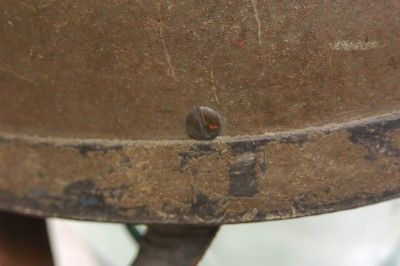 Original WWII British Airborne Paratrooper Helmet HSAT BMB 1942 Fibre 