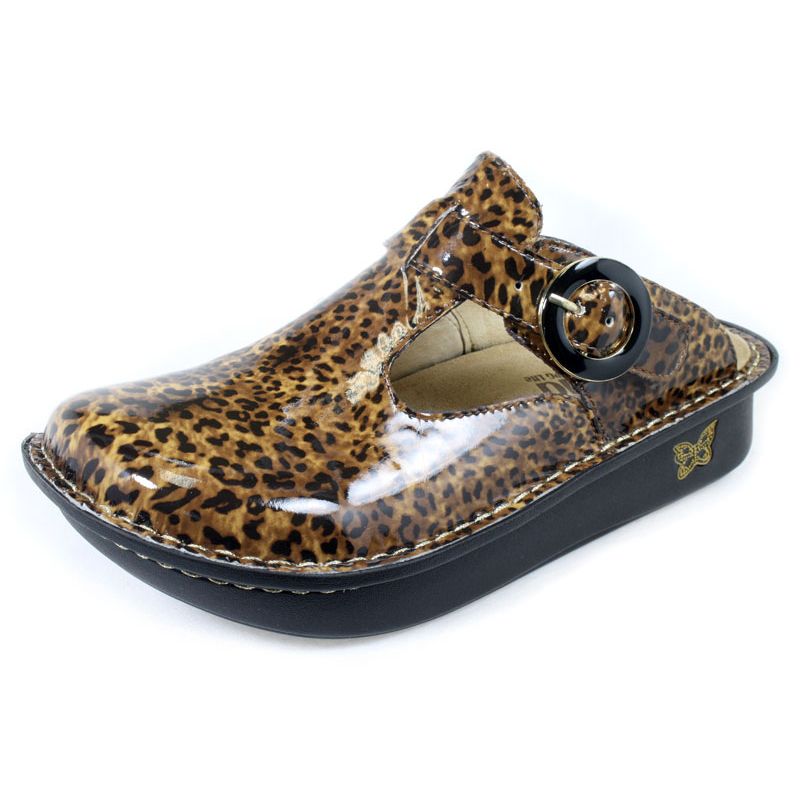 Alegria Classic Womens Clog, 417 (African Leopard Patent), ALG 417