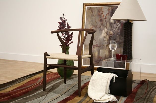 Hans Wegner Inspired Wishbone Chair Modern Dining Chair  