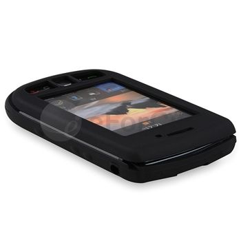 Black Gel Rubber Silicone Skin Soft Case Cover for BlackBerry Torch 