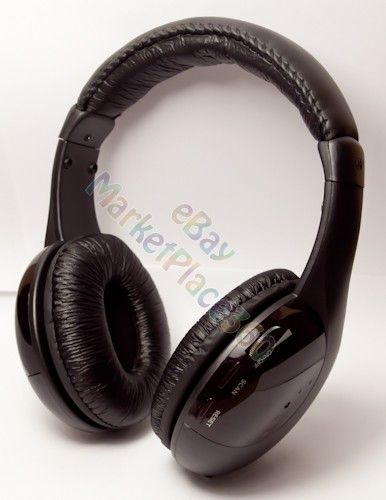 CORDLESS HEADPHONE WIRELESS HEADSET FM for  TV MUSIC  