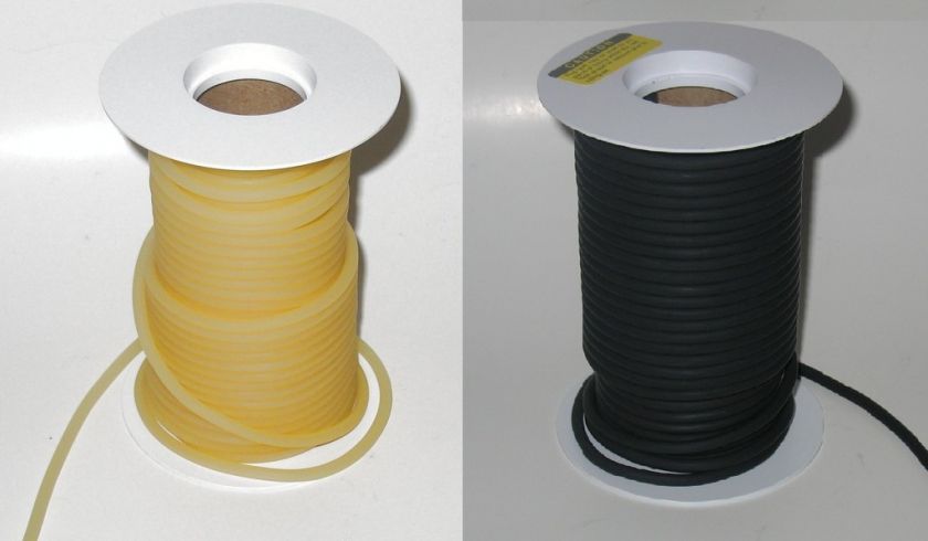   16 W x 5/16 O.D. NATURAL LATEX RUBBER TUBING, 50 FOOT REEL  