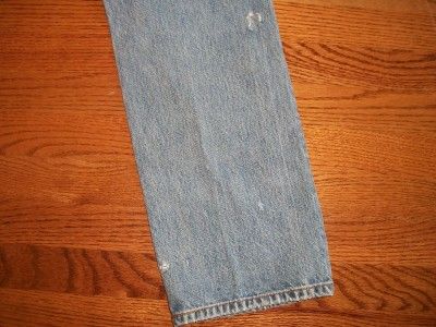 LEVIS LEVI 501 JEANS Distressed HIGE DISTRESS 33 x 32  