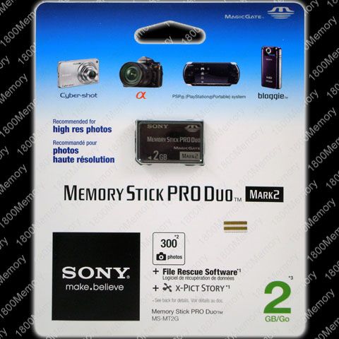 GENUINE SONY 8GB Memory Stick PRO HG Duo HX PSP 50MB/s  