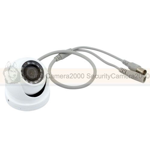   Waterproof IR Dome Camera 540TVL HD w/ Wide Angle 2.8mm Lens  