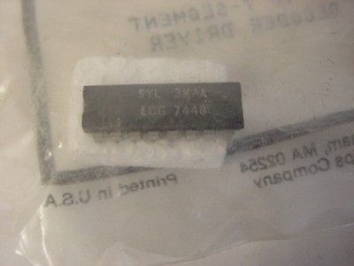 Sylvania ECG 7448 TTL IC BCD to 7 Segment Decoder Driver. New, old 