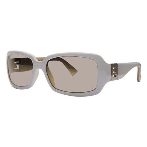 FENDI 451 104 WHITE & GOLD Designer Sunglasses @ DesignerShadesDirect 