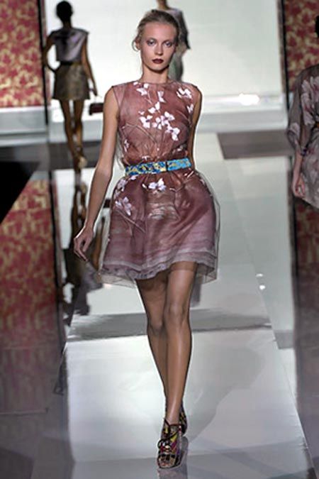 8295 Dolce Gabbana Dress RUNWAY 40 6 S #0002V3  