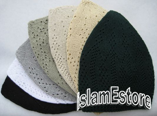   100% Cotton Skull Cap for Muslim Men / Islam Hat Koufi Koofi  