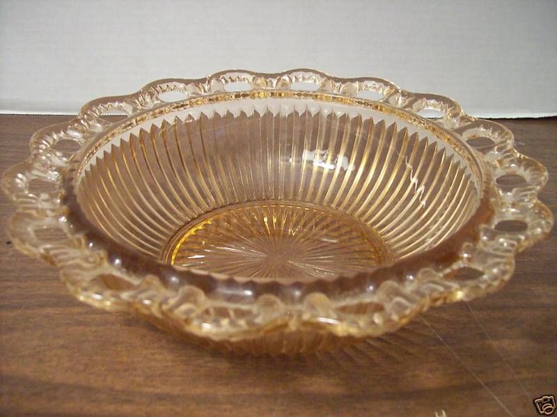 Hocking Glass Co.Old Colony Pink Depression Bowl  