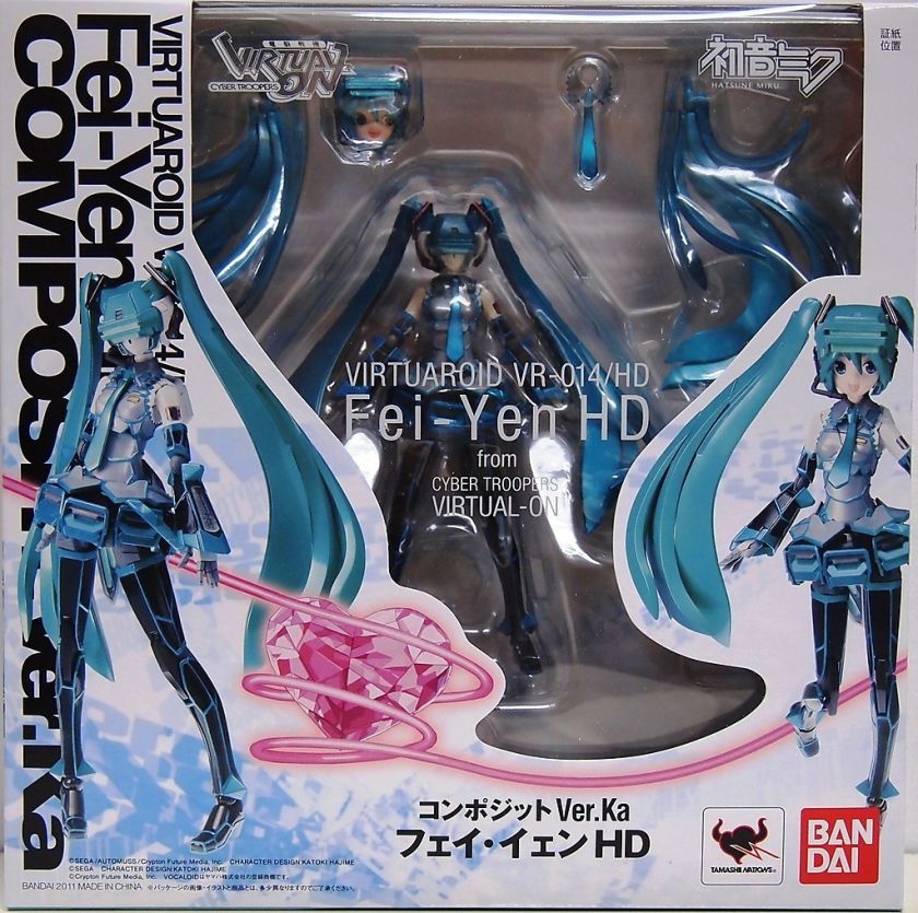 BANDAI Composite Ver. Ka Virtual On Virtuaroid Miku Hatsune Fei Yen HD 