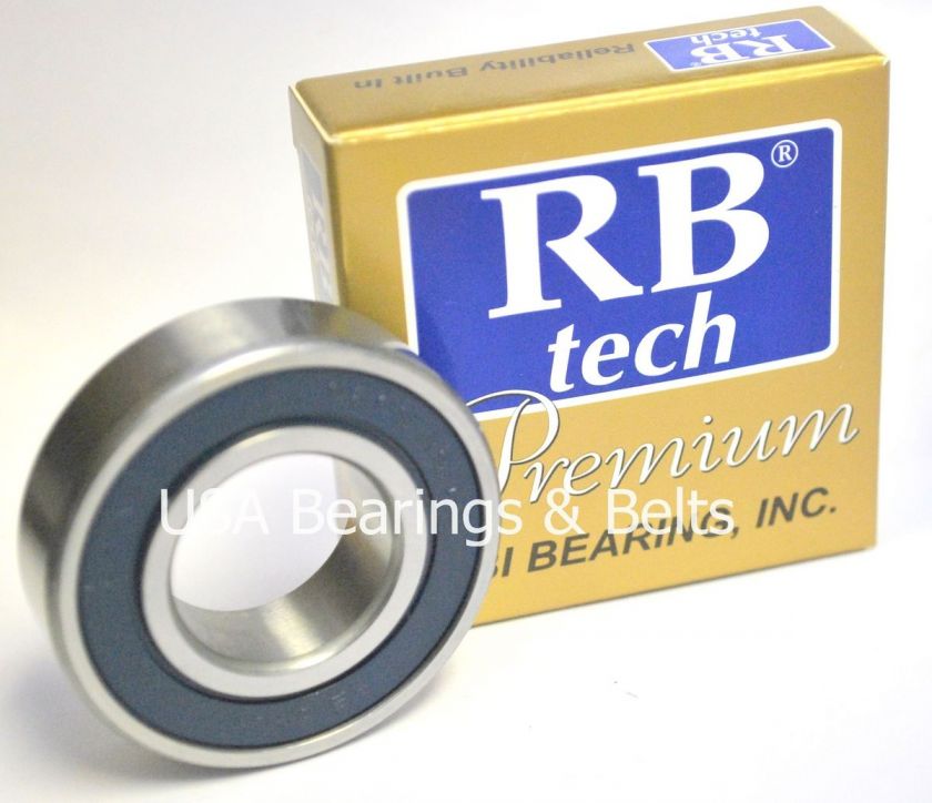 6204 2RS, C/3 RS, Premium Bearings 20x47 ABEC 3+  