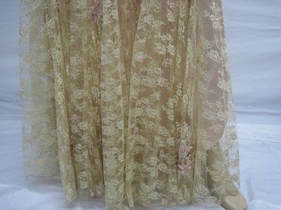 Sue Wong Gold Peach Evening Dress Gown Wedding 4 NEW Desinger Cocktail 