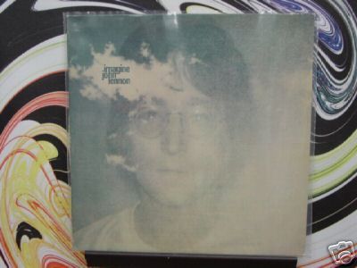 JOHN LENNON PLASTIC ONO BAND imagine LP mint  UK POSTER  