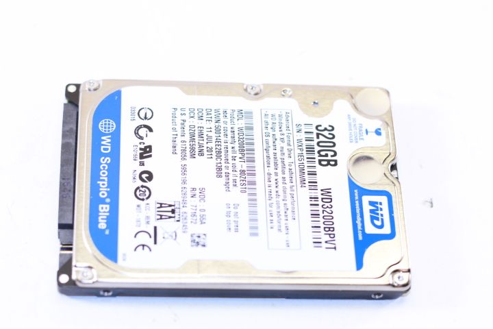 WESTERN DIGITAL WD3200BPVT WD3200BPVT 80ZEST0 320GB LAPTOP HARD DRIVE 