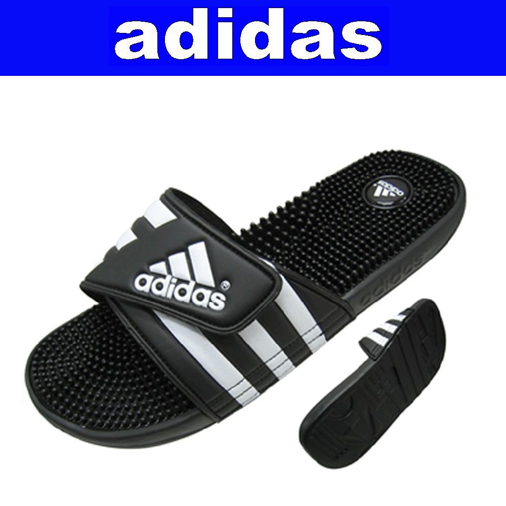 adidas slippers ADISSAGE FITFOAM CUSTOM BLACK US(9~13)  