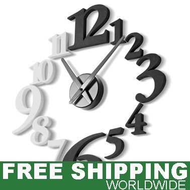 Modern Interior Decor DIY Wall Clock   Adhesive  