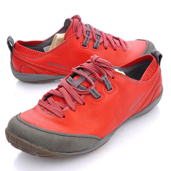 MERRELL BAREFOOT MIGHTY GLOVE SCARLET WOMENS SHOES  