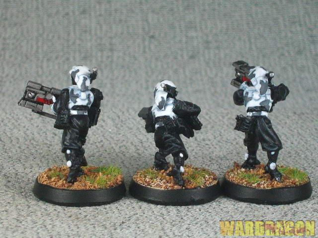 Warhammer 40K WDS painted Tau Empire Pathfinders j67  