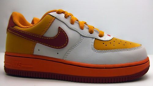 AIR FORCE 1 Nike AF1 Shoes White Red Orange 11 12 1 1.5  