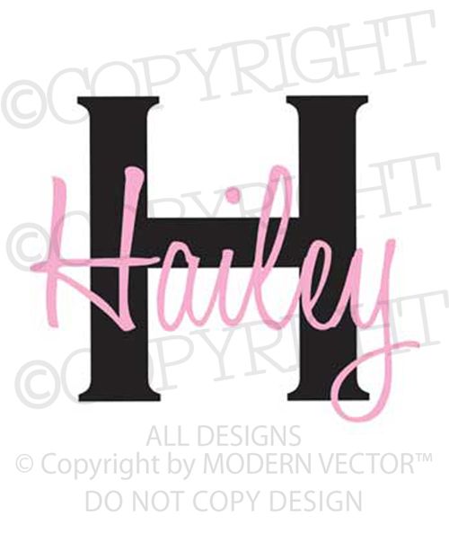 Personalized Girls / Boys Name Vinyl Lettering Wall Art  