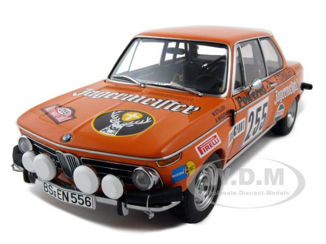 BMW 2002 RALLY MC 1973 #255 JAGERMEISTER 1/18 AUTOART  