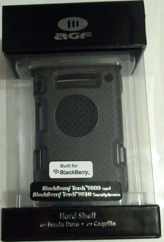 NEW AGF HARD SHELL CASE + HOLSTER BELT CLIP FOR BLACKBERRY TORCH 9810 