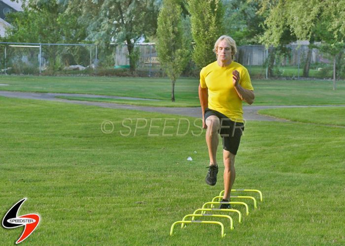 18 Speed Agility Training Mini Hurdles w/ Carry Strap  